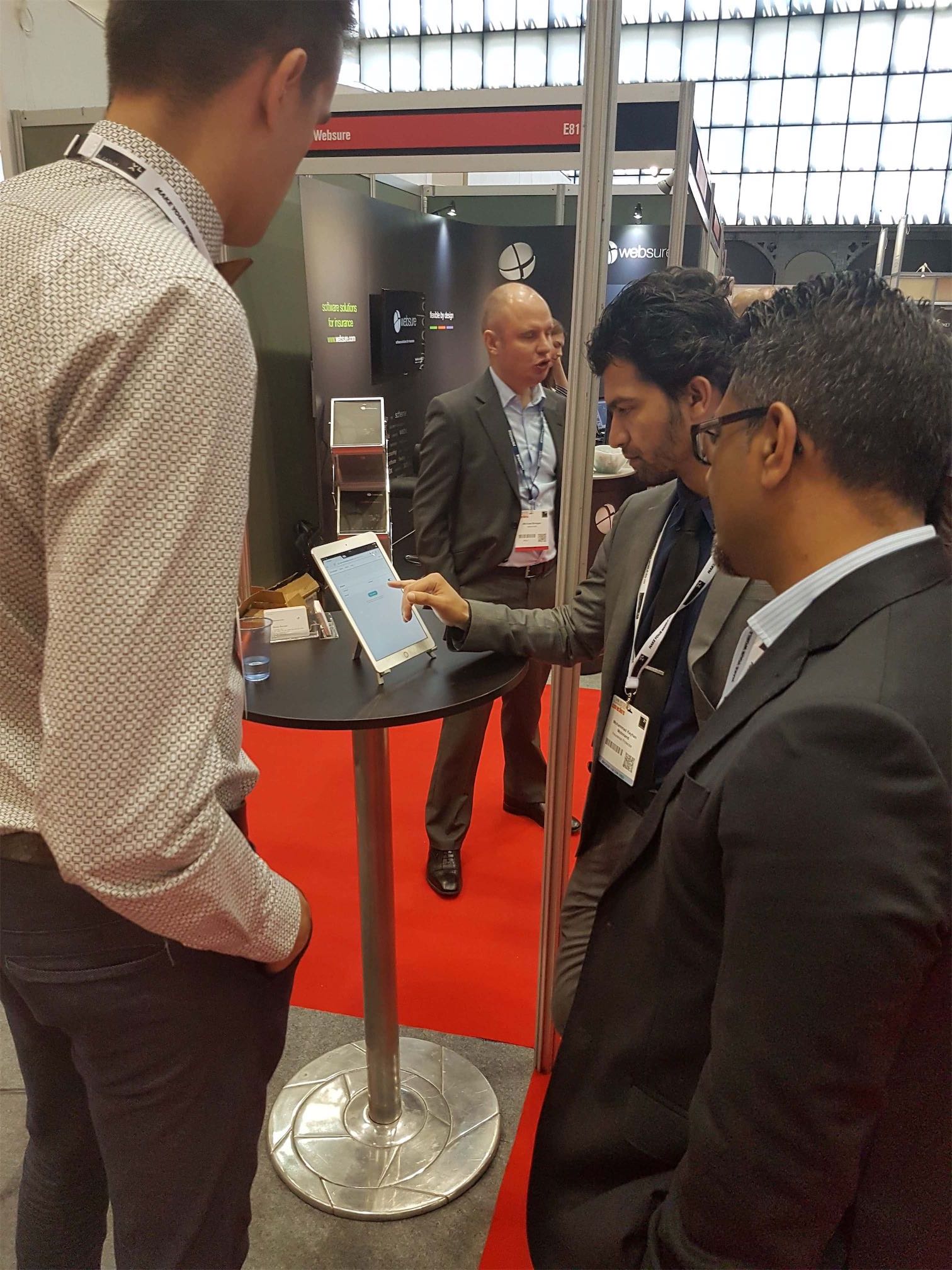 BIBA2017 Insly Cloudsales demo in action