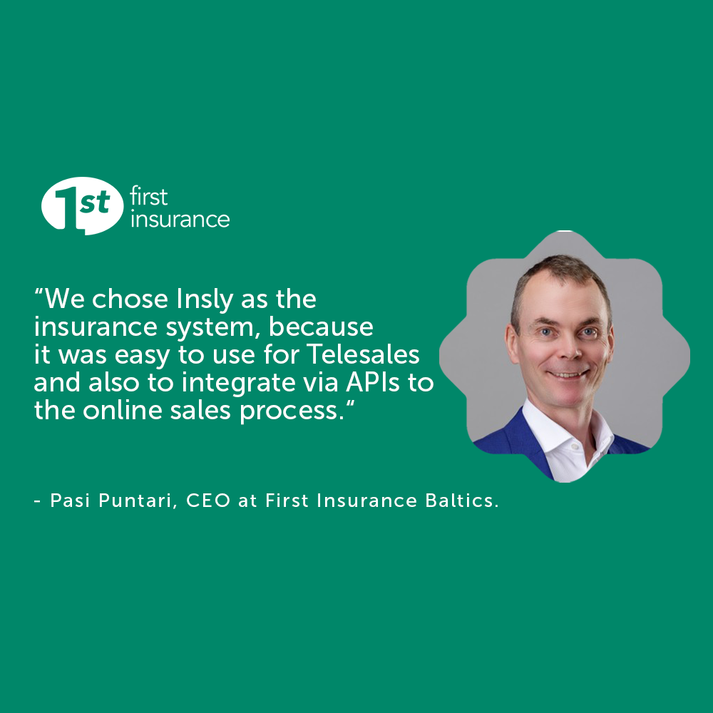 First insurance uses Insly insurance software