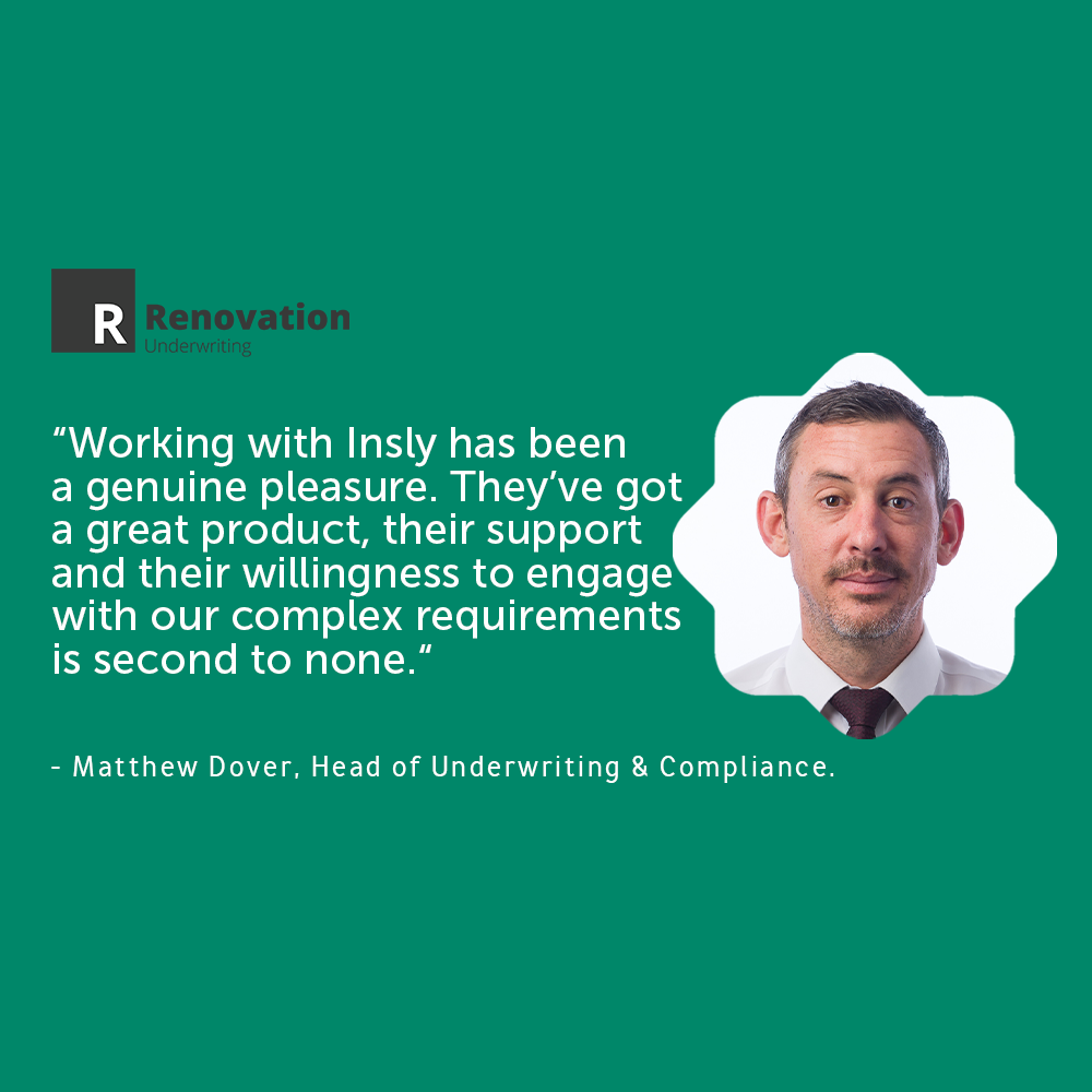 Renovation Underwriting success story